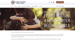 Desktop Screenshot of greaterclevelandfisherhouse.org